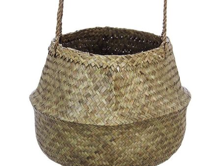 Basket Atmosphera Atlantic Foldable Natural wicker (43,5 x 29 cm) 43,5 x 29 cm Supply