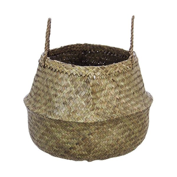 Basket Atmosphera Atlantic Foldable Natural wicker (43,5 x 29 cm) 43,5 x 29 cm Supply