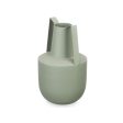 Vase With handles Green Steel 14 x 24 x 14 cm (6 Units) Hot on Sale