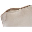 Cushion DKD Home Decor 60 x 15 x 40 cm 60 x 1 x 40 cm Beige Aluminium Traditional Hot on Sale