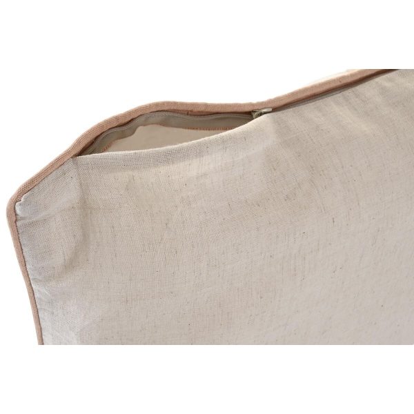 Cushion DKD Home Decor 60 x 15 x 40 cm 60 x 1 x 40 cm Beige Aluminium Traditional Hot on Sale