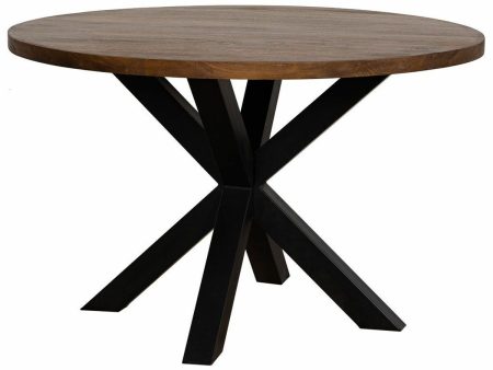 Table Alexandra House Living Brown 120 x 76 x 120 cm Sale