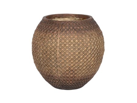 Planter Home ESPRIT Brown Magnesium 37 x 37 x 43 cm For Discount