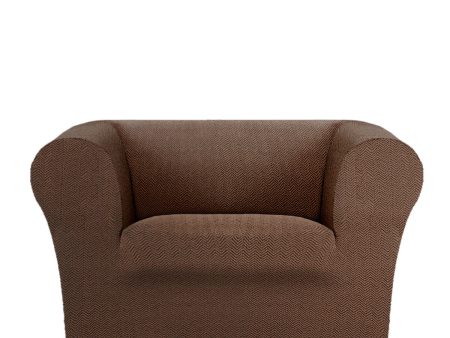 Armchair slipcovers Eysa JAZ Brown 110 x 100 x 130 cm Online Hot Sale