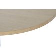 Table set with 4 chairs DKD Home Decor White Natural Metal MDF Wood 121 x 55 x 78 cm For Cheap