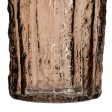 Vase Brown Crystal 12 x 12 x 30,5 cm Supply