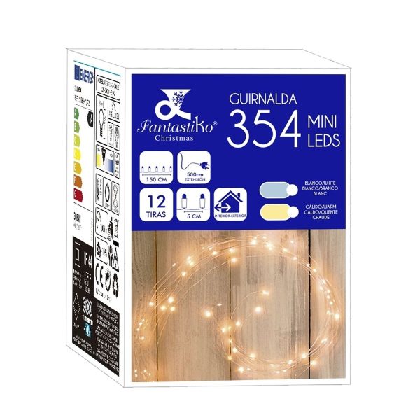 Strip of lights LED Multicolour 6 W Christmas 6,5 m Online now