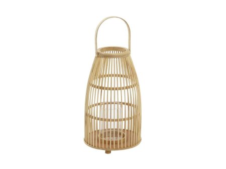 Candleholder DKD Home Decor Crystal Bamboo (25 x 25 x 56 cm) For Sale