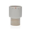 Planter Versa Face Beige Ceramic 8 x 16 x 8 cm Supply