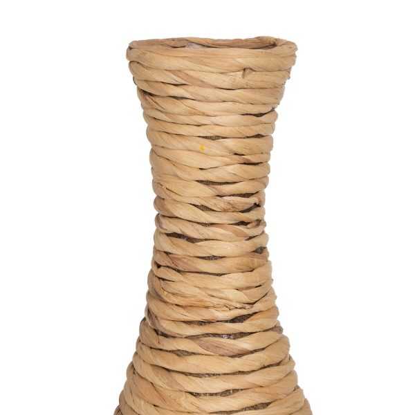 Vase Natural Natural Fibre 26 x 26 x 60 cm Cheap