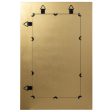 Wall mirror Alexandra House Living Golden Rectangular For Sale