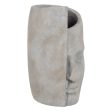 Vase Grey Cement Face 21 x 18 x 32,5 cm Cheap