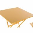 Table set with 2 chairs DKD Home Decor 87 cm 60 x 60 x 75 cm For Sale