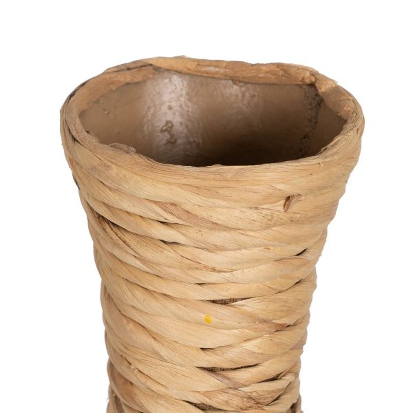 Vase Natural Natural Fibre 26 x 26 x 60 cm Cheap