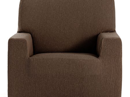 Armchair slipcovers Eysa TROYA Brown 70 x 110 x 110 cm Online now