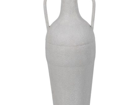 Vase White Iron 18,5 x 18,5 x 46 cm Online