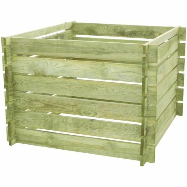 Planter Ekju Wood 73 x 73 x 65 cm Cheap