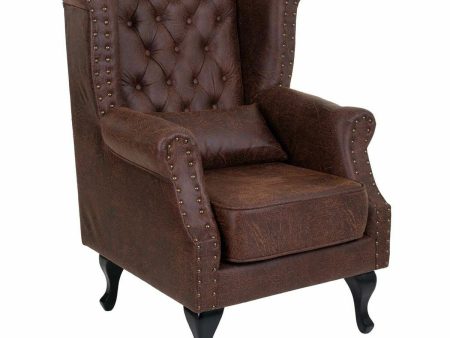 Armchair Alexandra House Living Black 84 x 86 x 84 cm Polyskin Sale