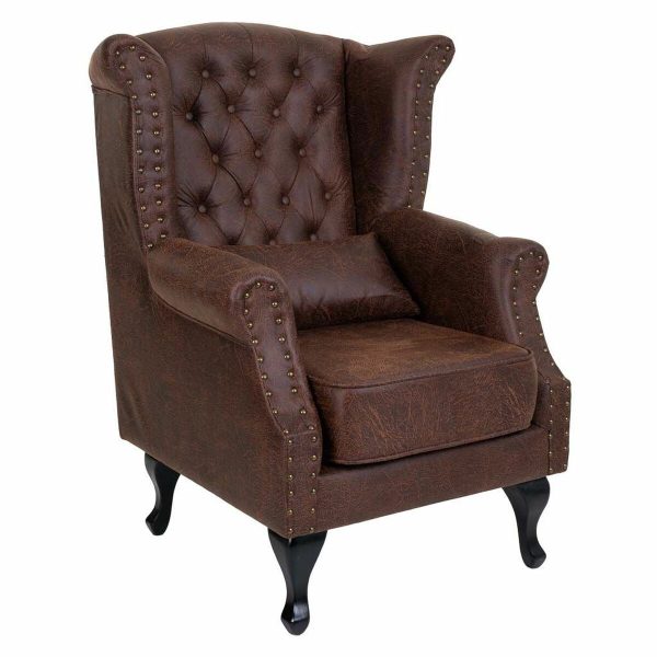 Armchair Alexandra House Living Black 84 x 86 x 84 cm Polyskin Sale