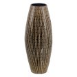 Vase Black Beige 20 x 20 x 50 cm For Discount