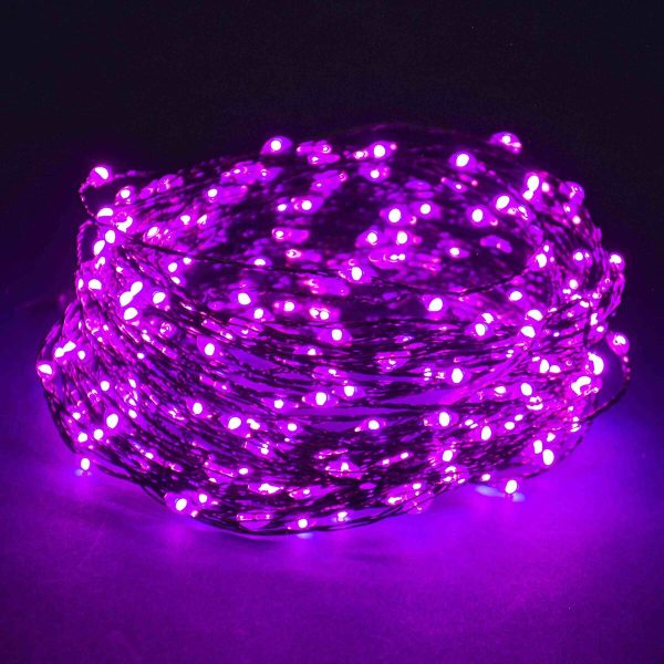 Wreath of LED Lights LED Fuchsia 480 For Sale