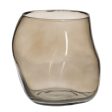 Vase Taupe Crystal 18,5 x 19,5 x 19,5 cm Online Hot Sale