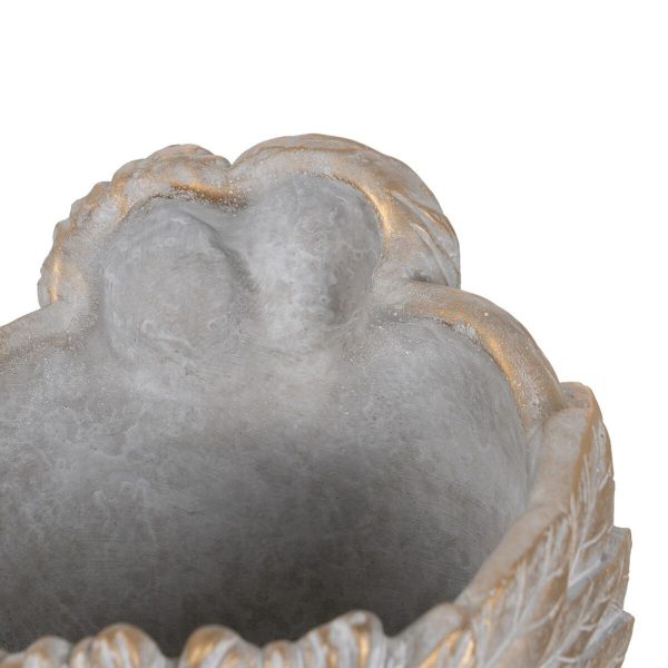 Planter Grey Cement Face 22 x 17 x 24 cm on Sale