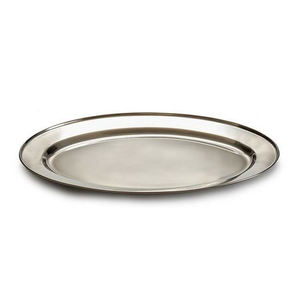 Tray Silver Stainless steel 30 x 2 x 20 cm (24 Units) Supply