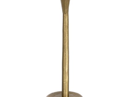 Candleholder Golden Aluminium 10 x 10 x 31 cm Online Sale