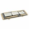 Sushi Set DKD Home Decor Brown Black Natural Bamboo Board 30 x 10 x 3,5 cm (9 Pieces) (30 x 10 x 3,5 cm) Hot on Sale