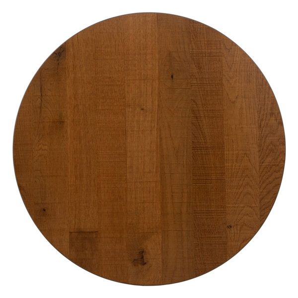 Table Black Natural MDF Wood 60 x 60 x 75 cm on Sale