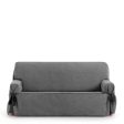 Sofa Cover Eysa VALERIA Dark grey 100 x 110 x 230 cm For Cheap