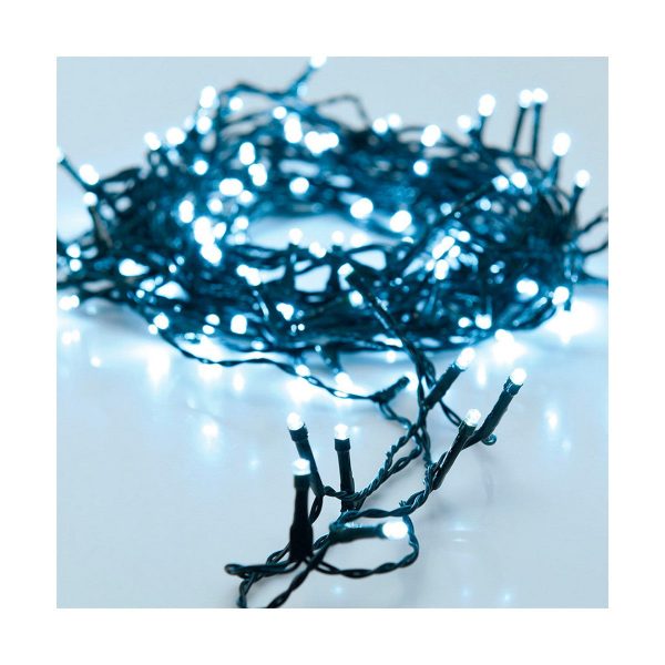 Wreath of LED Lights White (13 m) Sale