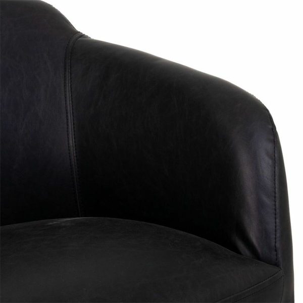 Armchair Alexandra House Living Black 60 x 82 x 62 cm Cheap