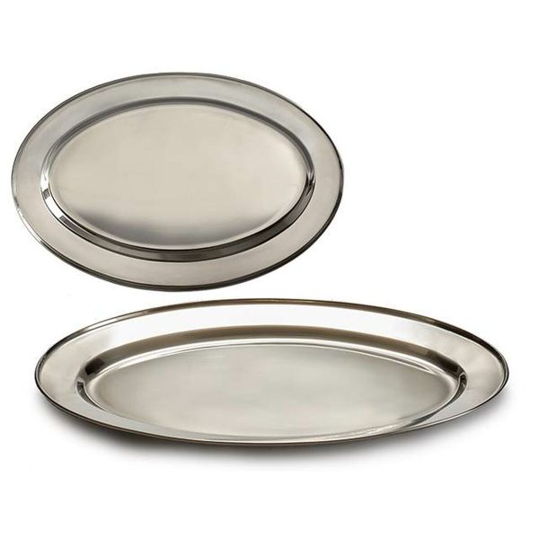 Tray Silver Stainless steel 30 x 2 x 20 cm (24 Units) Supply