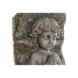 Planter DKD Home Decor Fibreglass Grey Angel (29 x 22 x 74 cm) Discount