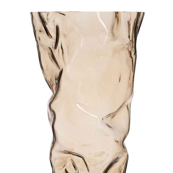 Vase Brown Crystal 15,5 x 14 x 32 cm Online Sale