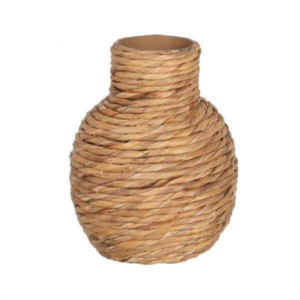 Vase Natural Natural Fibre 21 x 21 x 31 cm For Discount