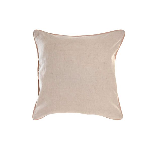 Cushion DKD Home Decor 50 x 15 x 50 cm Beige Pink Aluminium Traditional 50 x 1 x 50 cm Online Sale