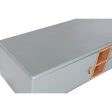 TV furniture Home ESPRIT Blue Grey polypropylene MDF Wood 140 x 40 x 55 cm Online