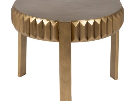 Small Side Table Golden Iron 64 x 64 x 50 cm on Sale