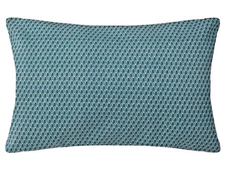 Cushion Atmosphera Otto Blue Cotton (50 x 30 cm) Sale