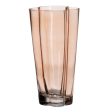 Vase Brown Crystal 15,5 x 15 x 30 cm For Cheap