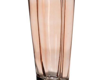 Vase Brown Crystal 15,5 x 15 x 30 cm For Cheap