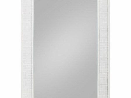 Wall mirror Alexandra House Living Silver 2 x 100 x 70 cm Rectangular on Sale