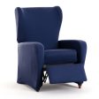 Armchair slipcovers Eysa BRONX Blue 90 x 100 x 75 cm For Cheap