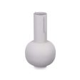 Vase Grey Steel 14 x 28 x 14 cm (6 Units) For Discount