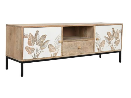 TV furniture DKD Home Decor Metal Mango wood (140 x 40 x 50 cm) Hot on Sale