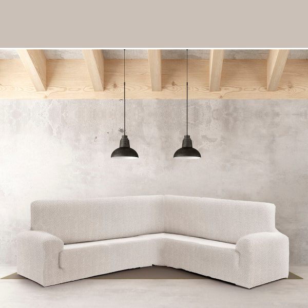 Sofa Cover Eysa JAZ White 110 x 120 x 600 cm Fashion