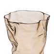 Vase Brown Crystal 15,5 x 14 x 32 cm Online Sale